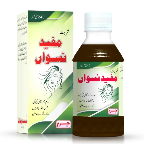 Haram Dawakhana syrup Mufeed-e-Niswan for irregular periods and uterine diseases